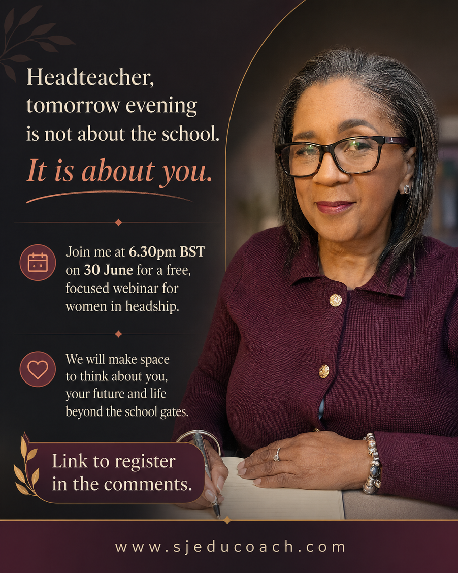 Headteacher, tomorrow evening is about you